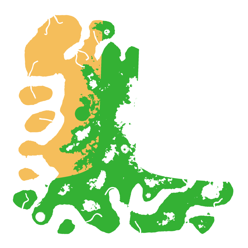 Biome Rust Map: Procedural Map, Size: 4500, Seed: 495439