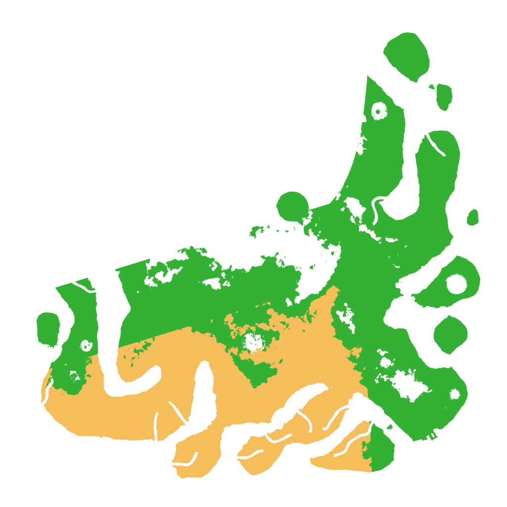 Biome Rust Map: Procedural Map, Size: 4500, Seed: 2865137