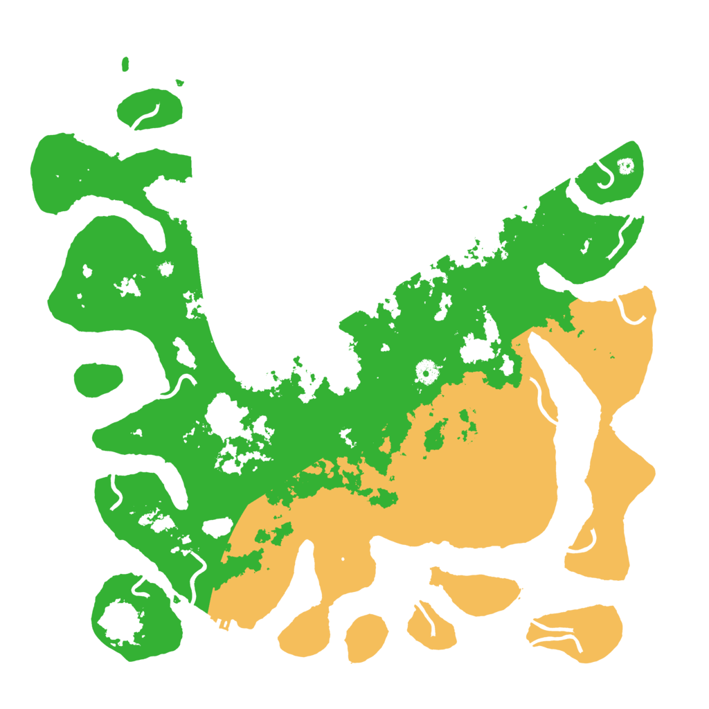 Biome Rust Map: Procedural Map, Size: 4500, Seed: 5505927