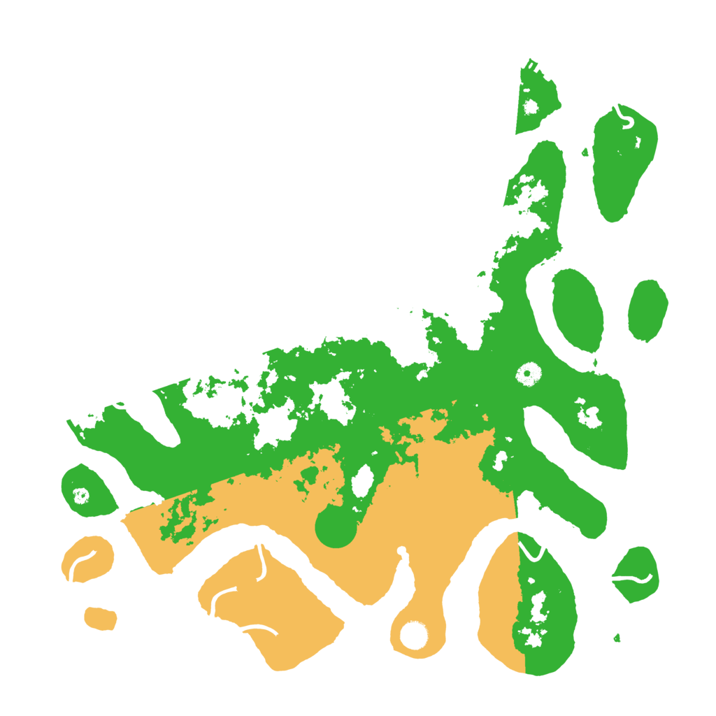 Biome Rust Map: Procedural Map, Size: 4500, Seed: 4259587