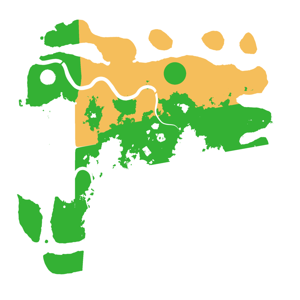 Biome Rust Map: Procedural Map, Size: 3550, Seed: 807224