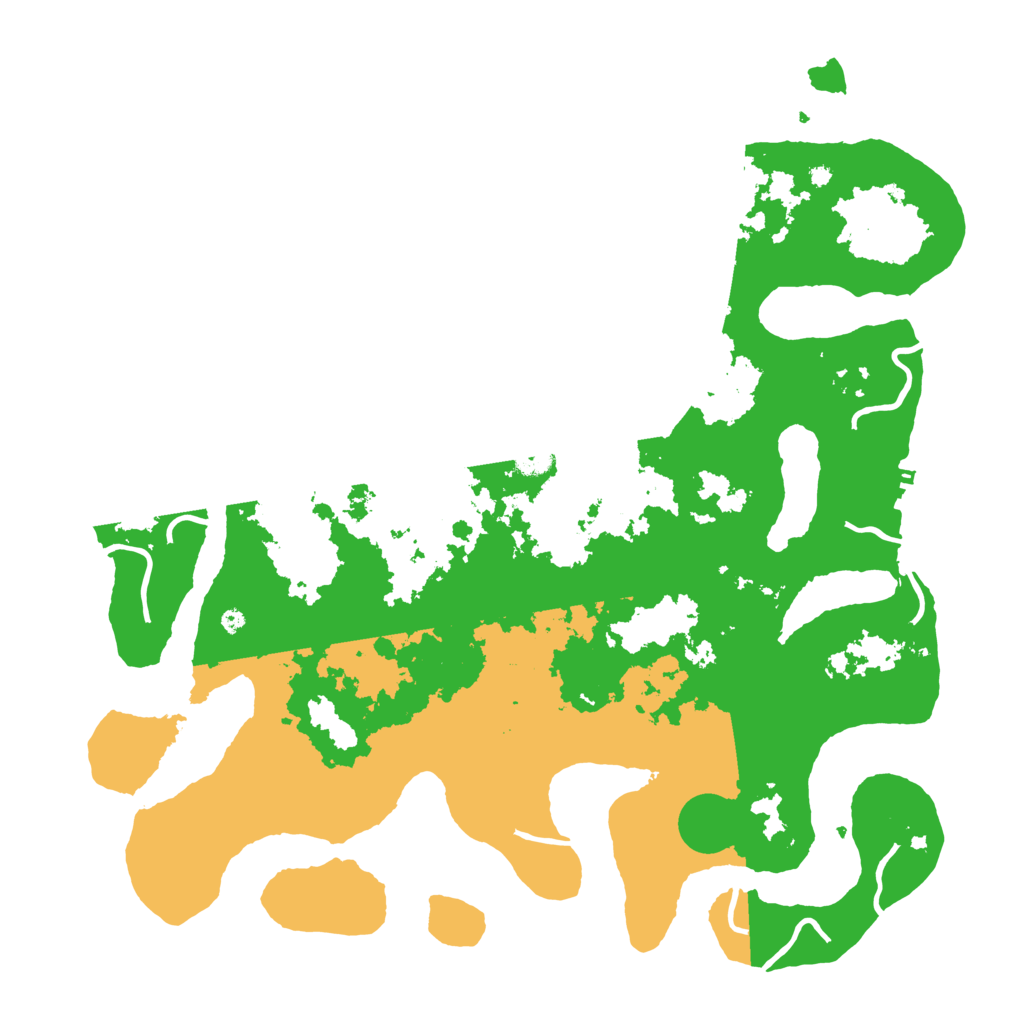 Biome Rust Map: Procedural Map, Size: 4500, Seed: 1495116