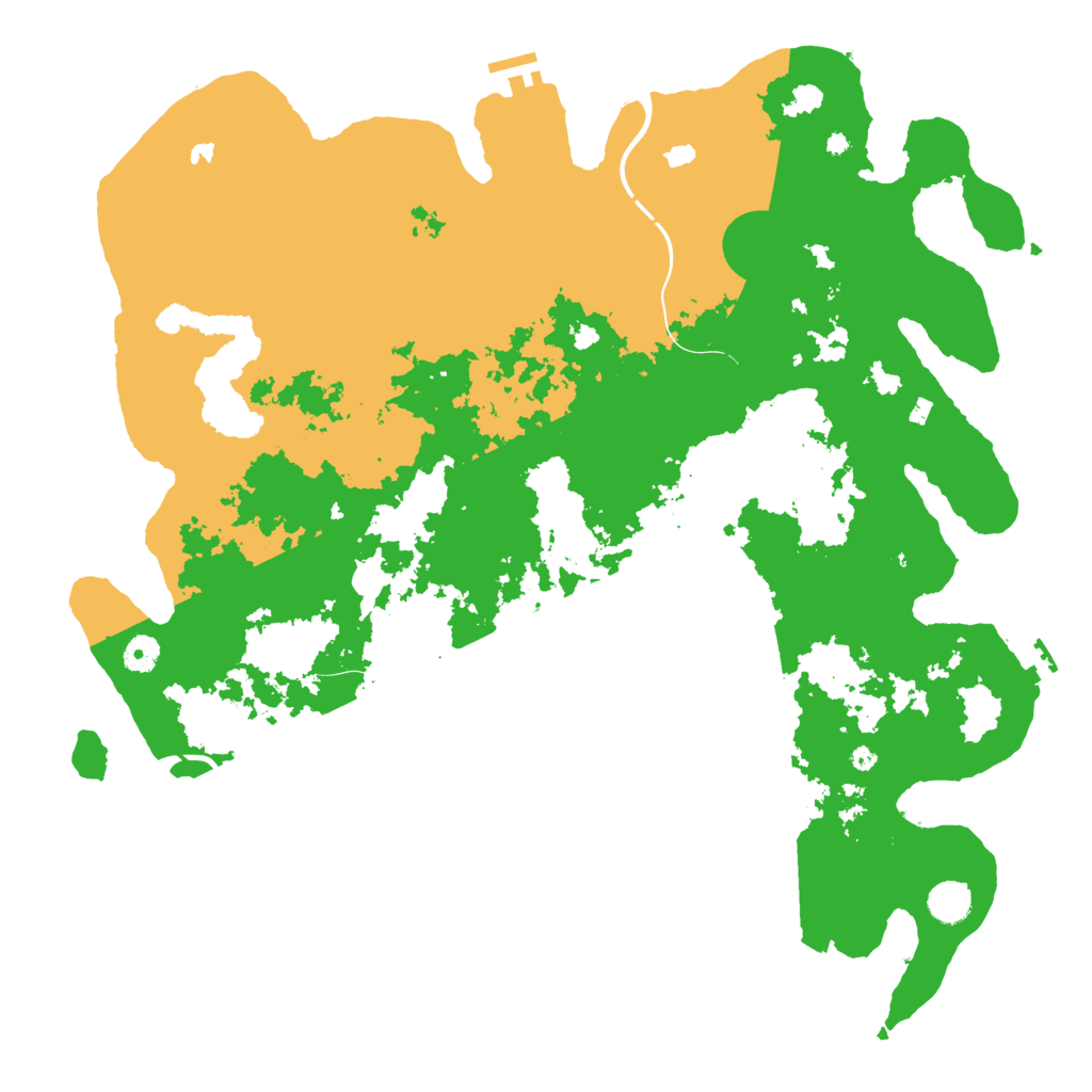 Biome Rust Map: Procedural Map, Size: 4500, Seed: 6115183
