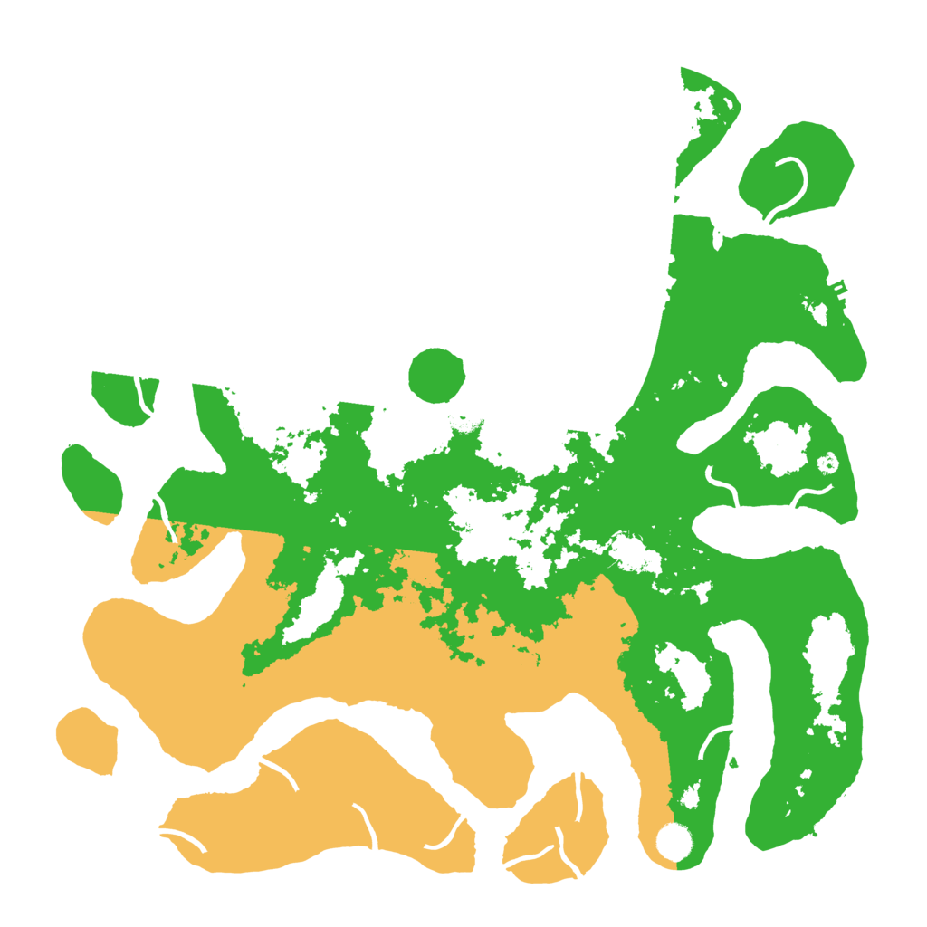 Biome Rust Map: Procedural Map, Size: 4500, Seed: 877317