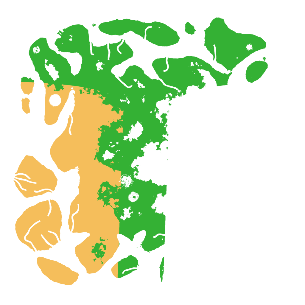 Biome Rust Map: Procedural Map, Size: 4500, Seed: 4210370