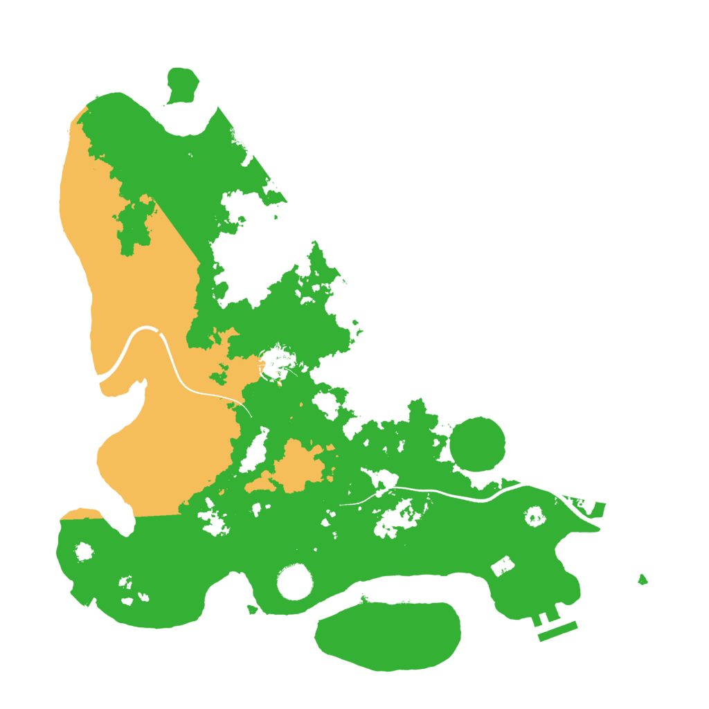 Biome Rust Map: Procedural Map, Size: 3550, Seed: 715638
