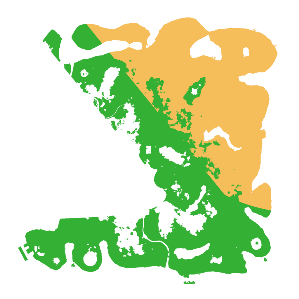 Biome Rust Map: Procedural Map, Size: 4000, Seed: 830784795