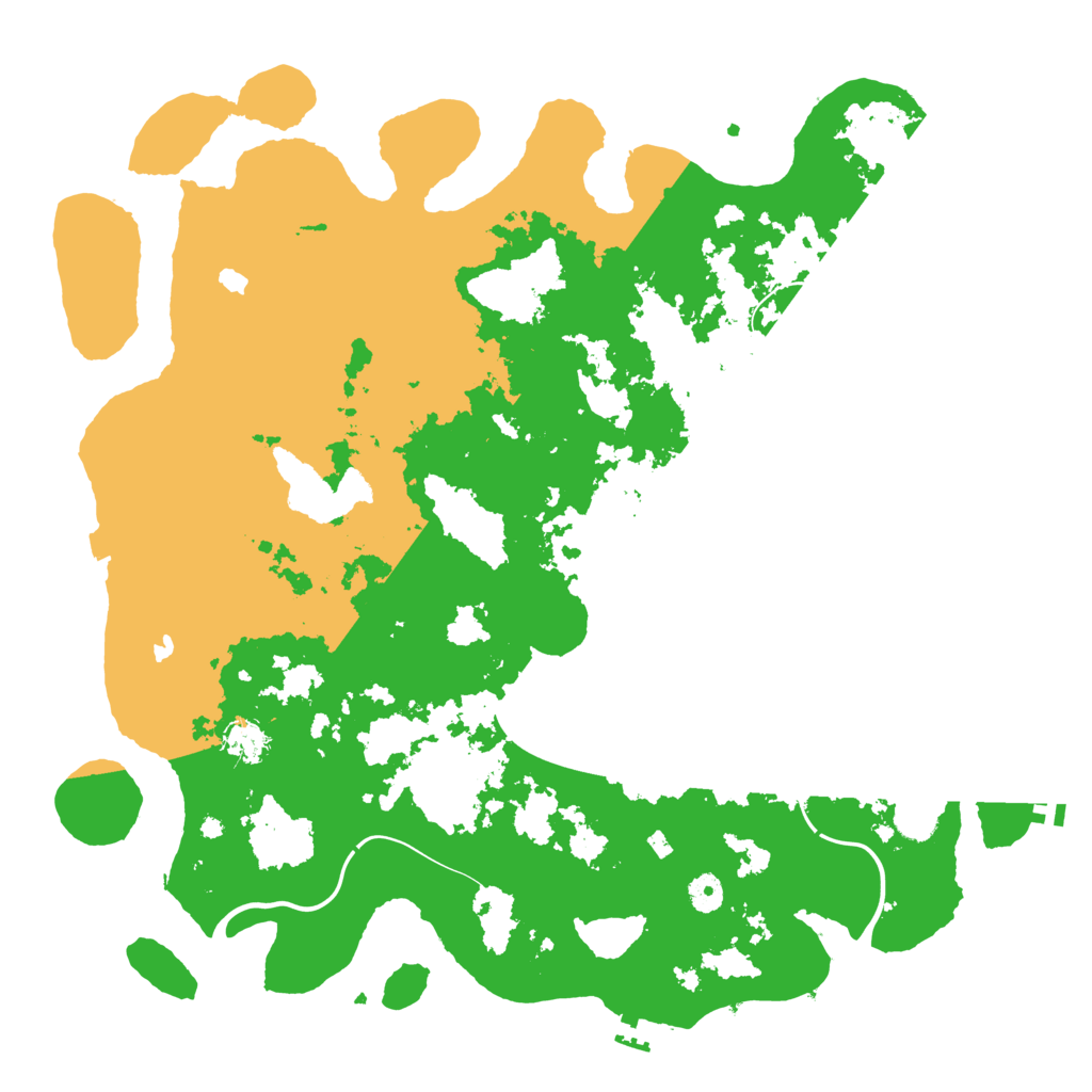 Biome Rust Map: Procedural Map, Size: 4500, Seed: 1195160