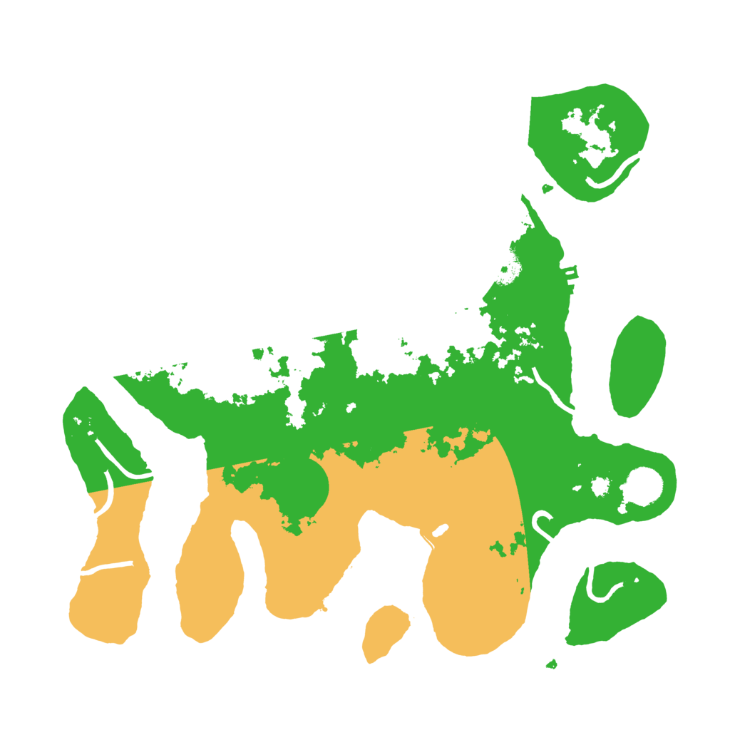 Biome Rust Map: Procedural Map, Size: 3500, Seed: 321873830