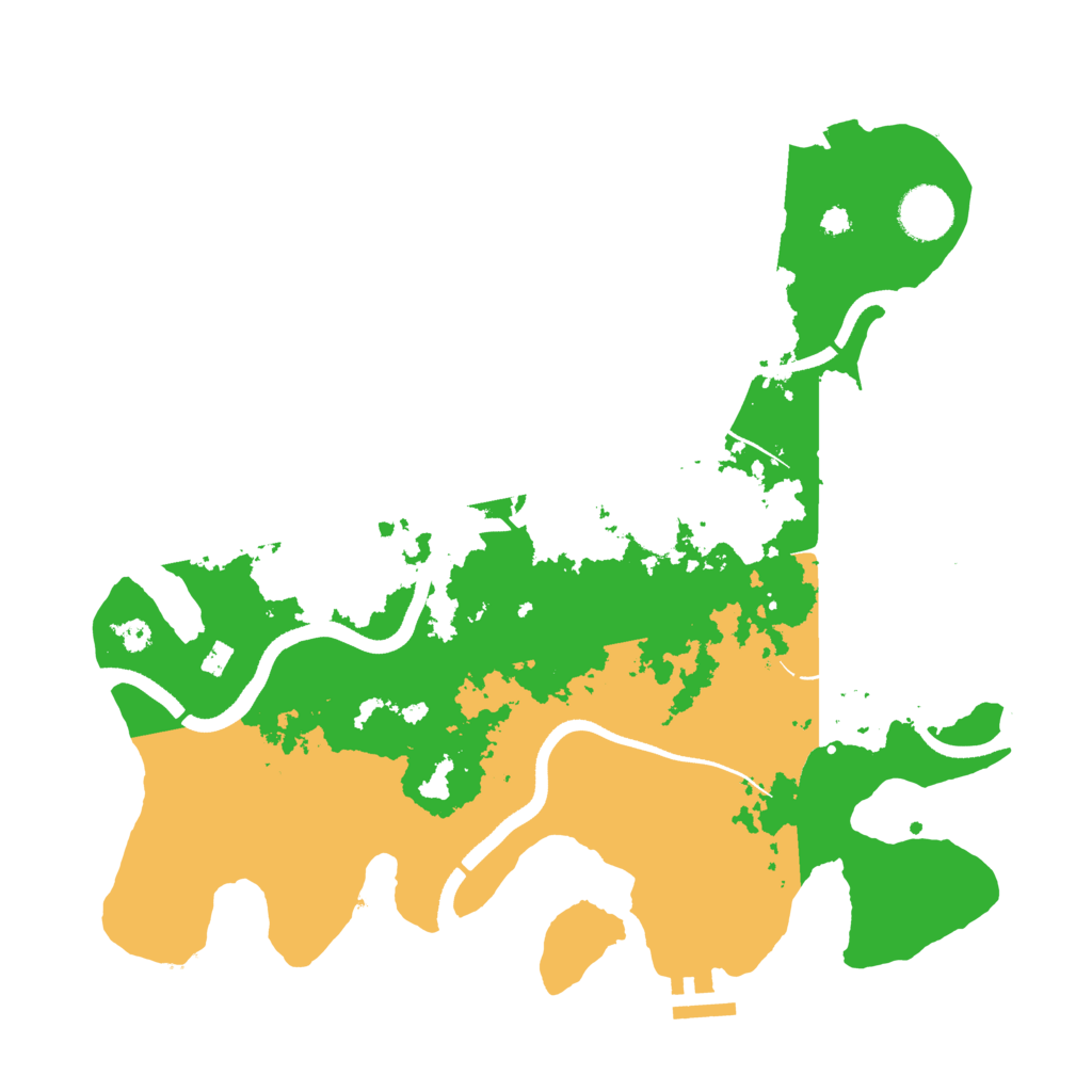 Biome Rust Map: Procedural Map, Size: 3500, Seed: 321873830