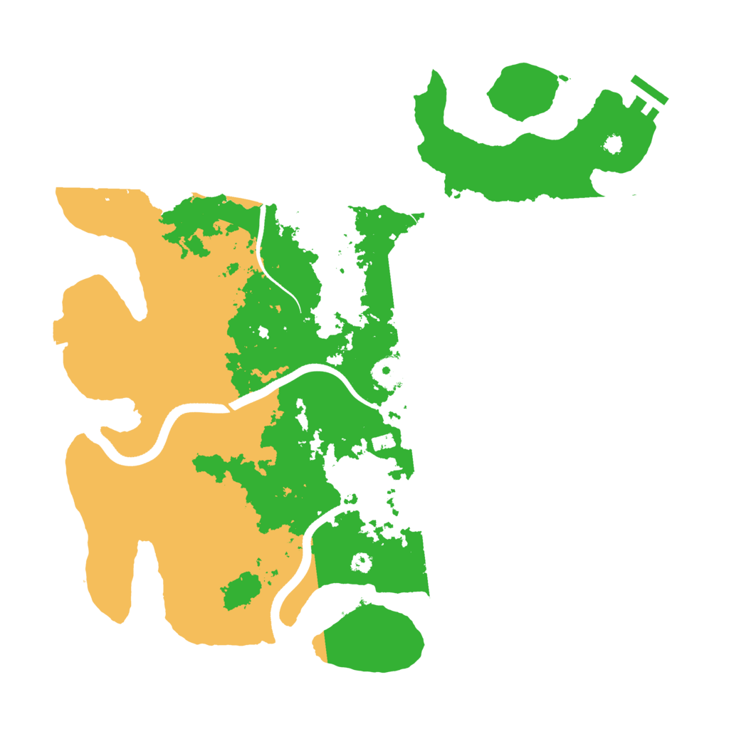 Biome Rust Map: Procedural Map, Size: 3550, Seed: 715279