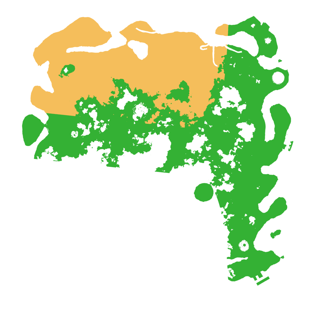 Biome Rust Map: Procedural Map, Size: 4500, Seed: 907634