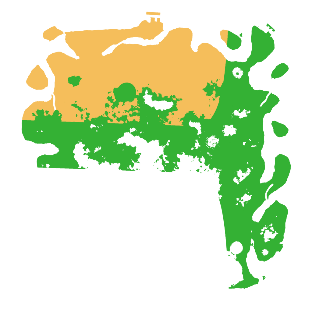 Biome Rust Map: Procedural Map, Size: 4500, Seed: 3507533