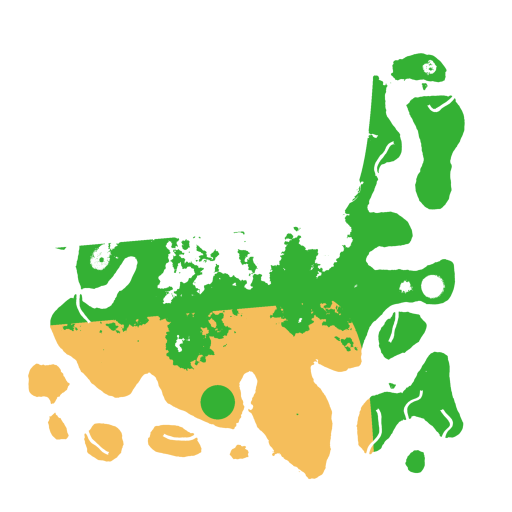 Biome Rust Map: Procedural Map, Size: 3950, Seed: 317197748