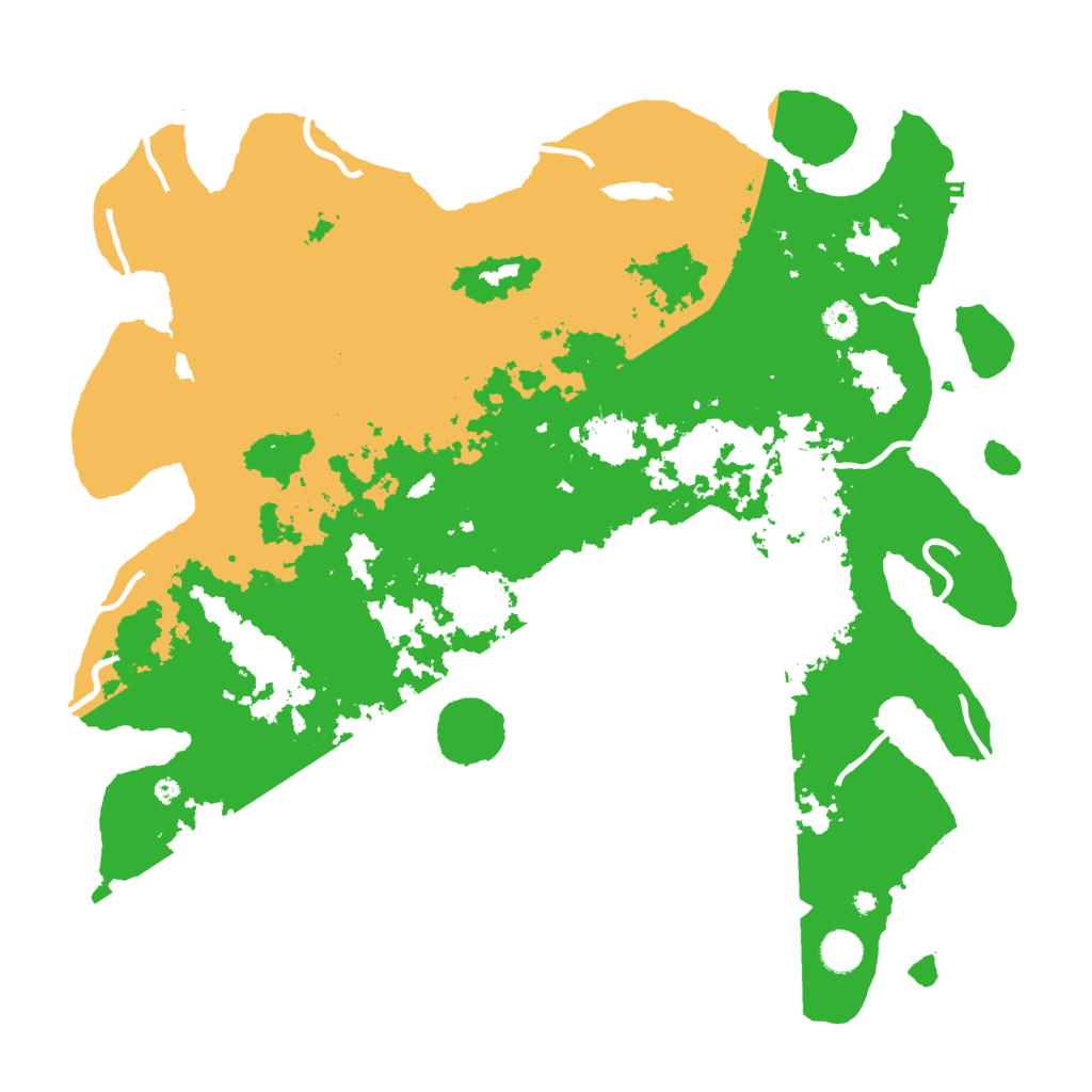 Biome Rust Map: Procedural Map, Size: 4500, Seed: 3992574