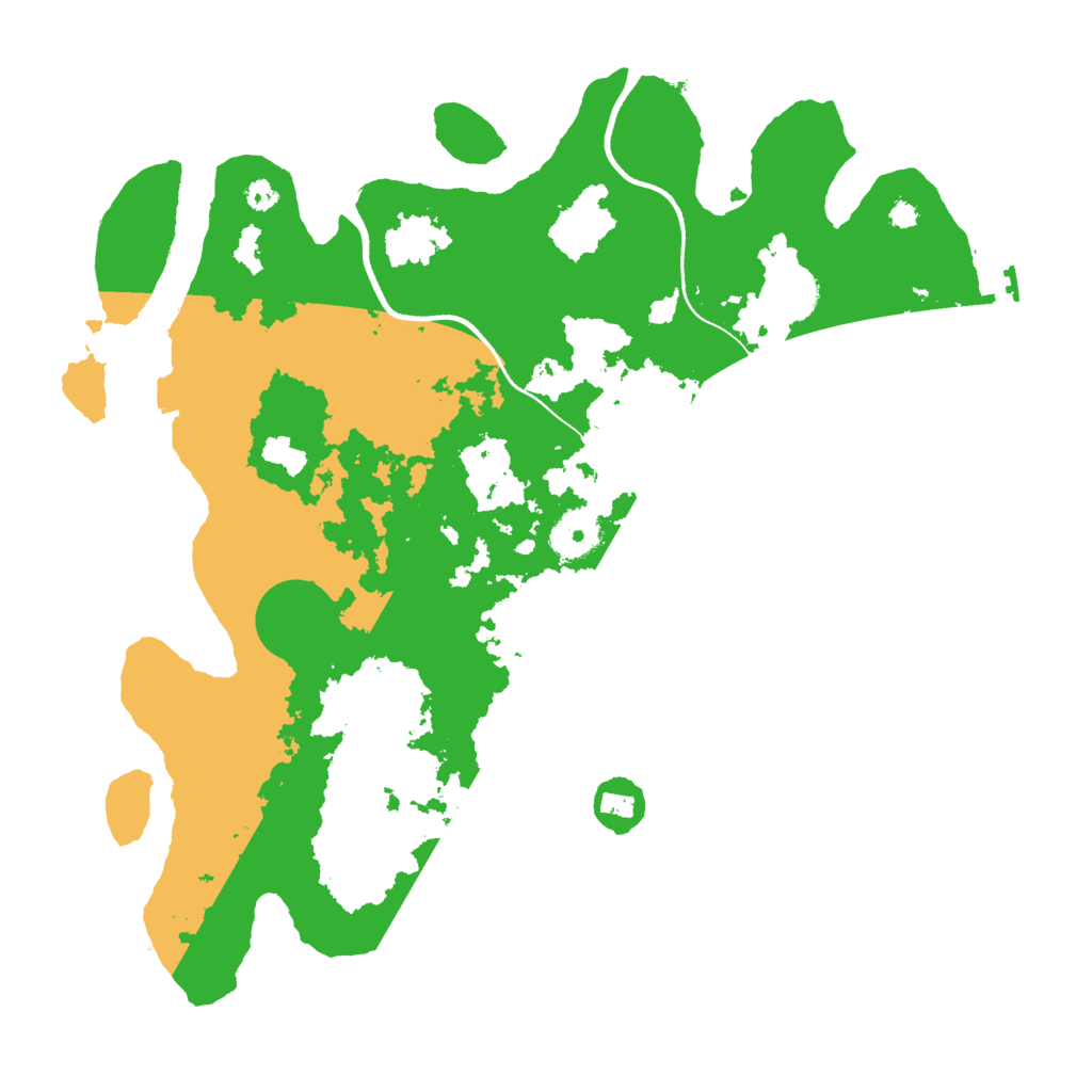 Biome Rust Map: Procedural Map, Size: 3550, Seed: 916317