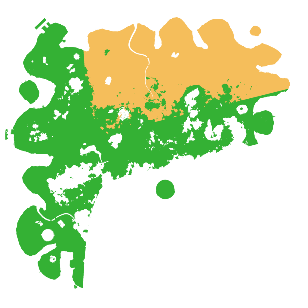 Biome Rust Map: Procedural Map, Size: 4500, Seed: 1480979