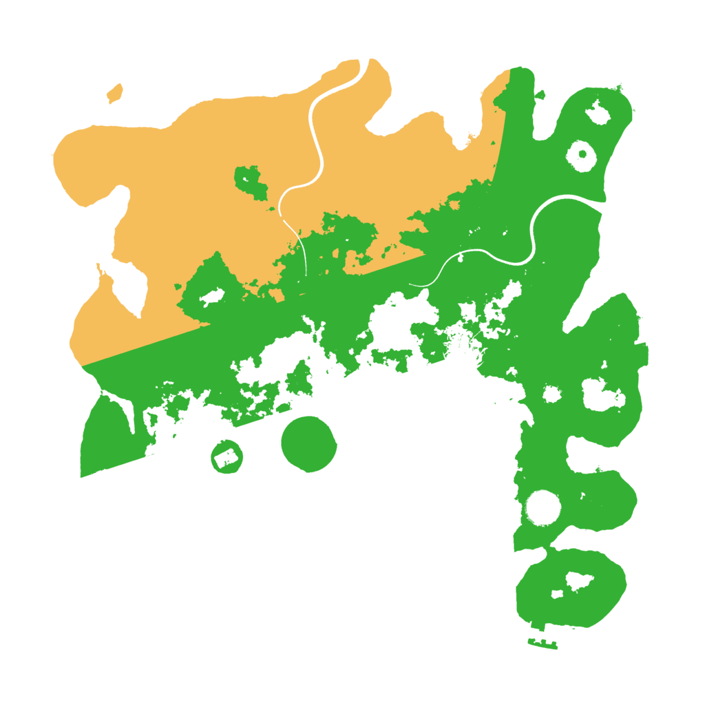Biome Rust Map: Procedural Map, Size: 3550, Seed: 710009