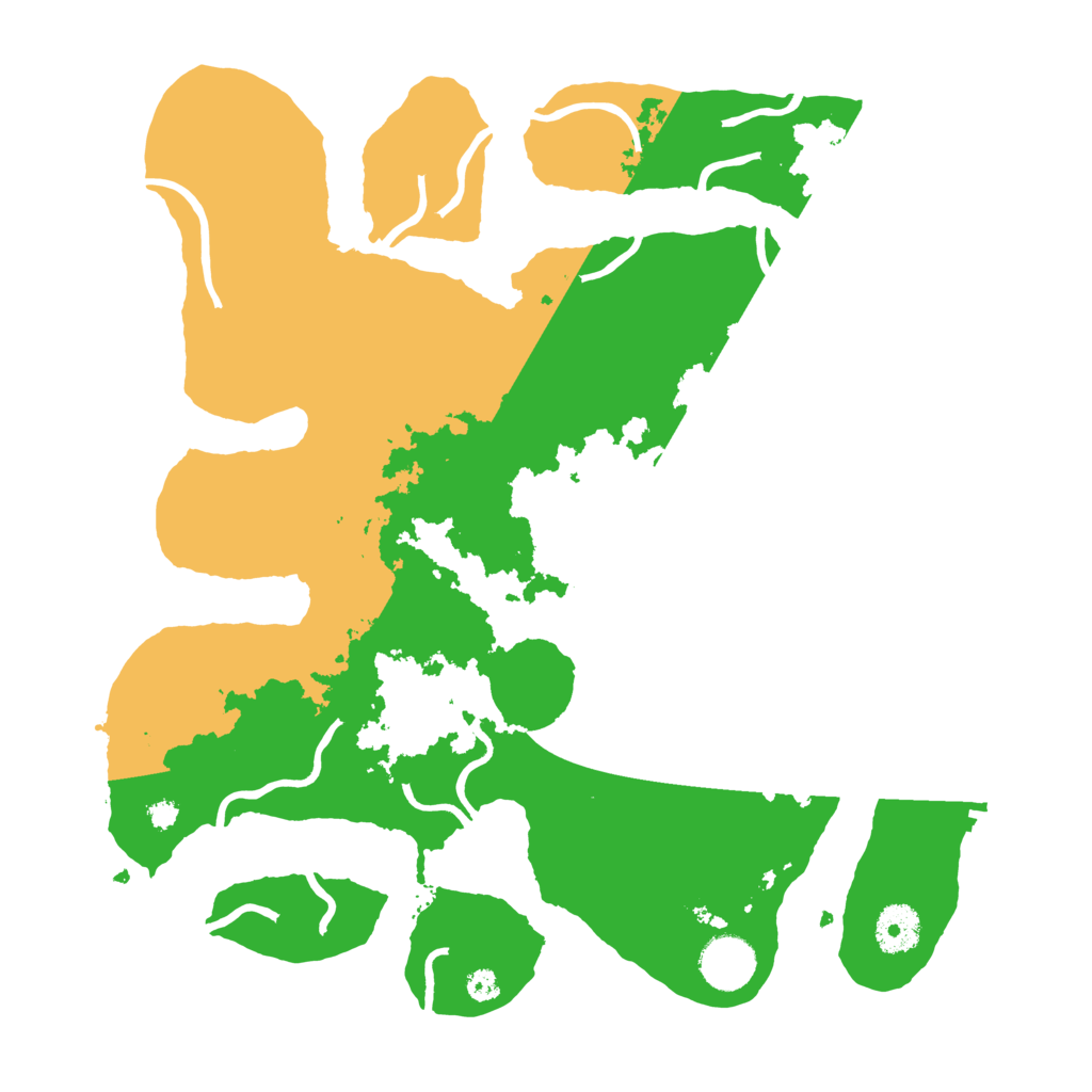 Biome Rust Map: Procedural Map, Size: 3500, Seed: 4616229