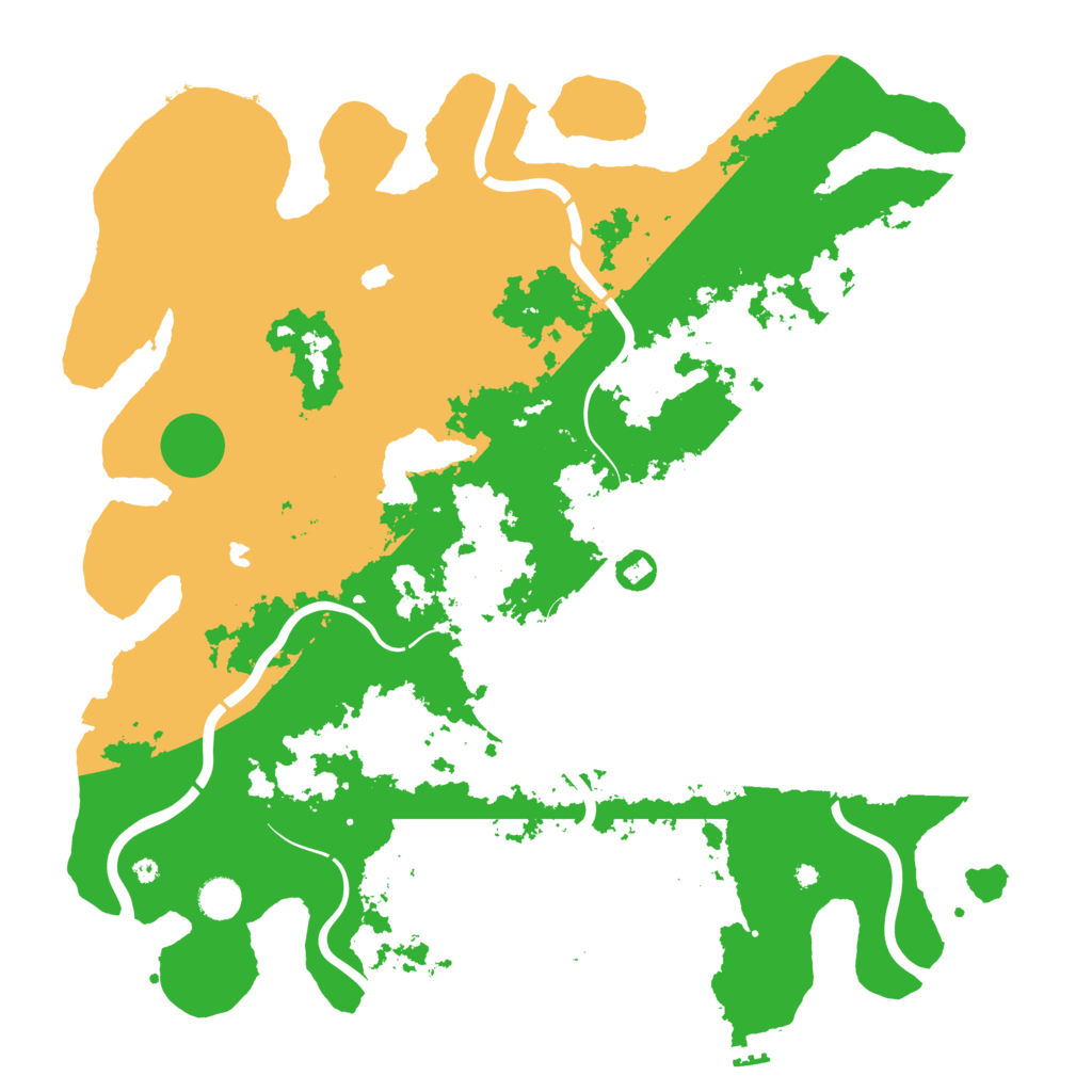Biome Rust Map: Procedural Map, Size: 4500, Seed: 819756