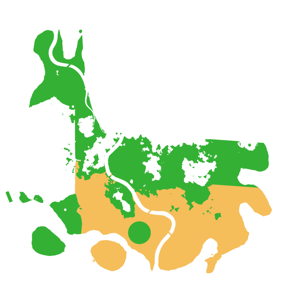 Biome Rust Map: Procedural Map, Size: 3500, Seed: 20220227