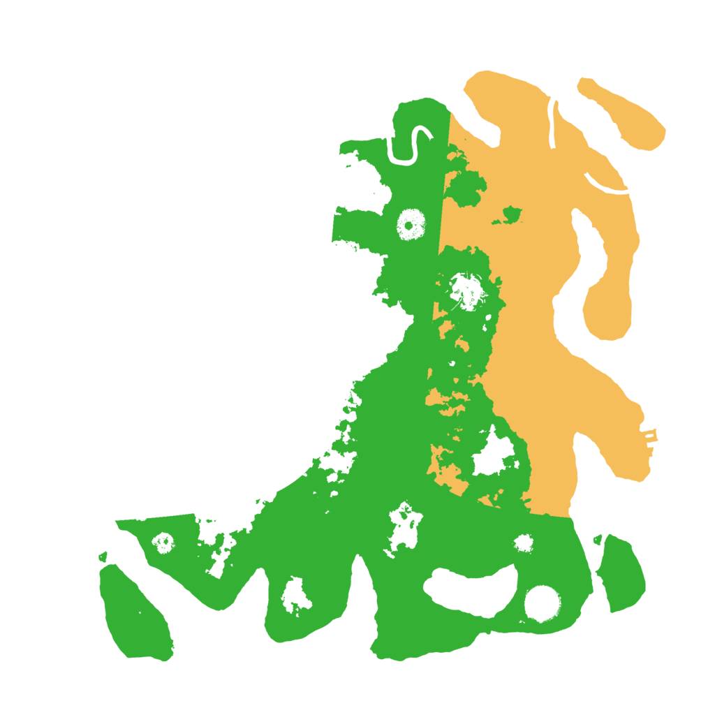 Biome Rust Map: Procedural Map, Size: 3550, Seed: 186283