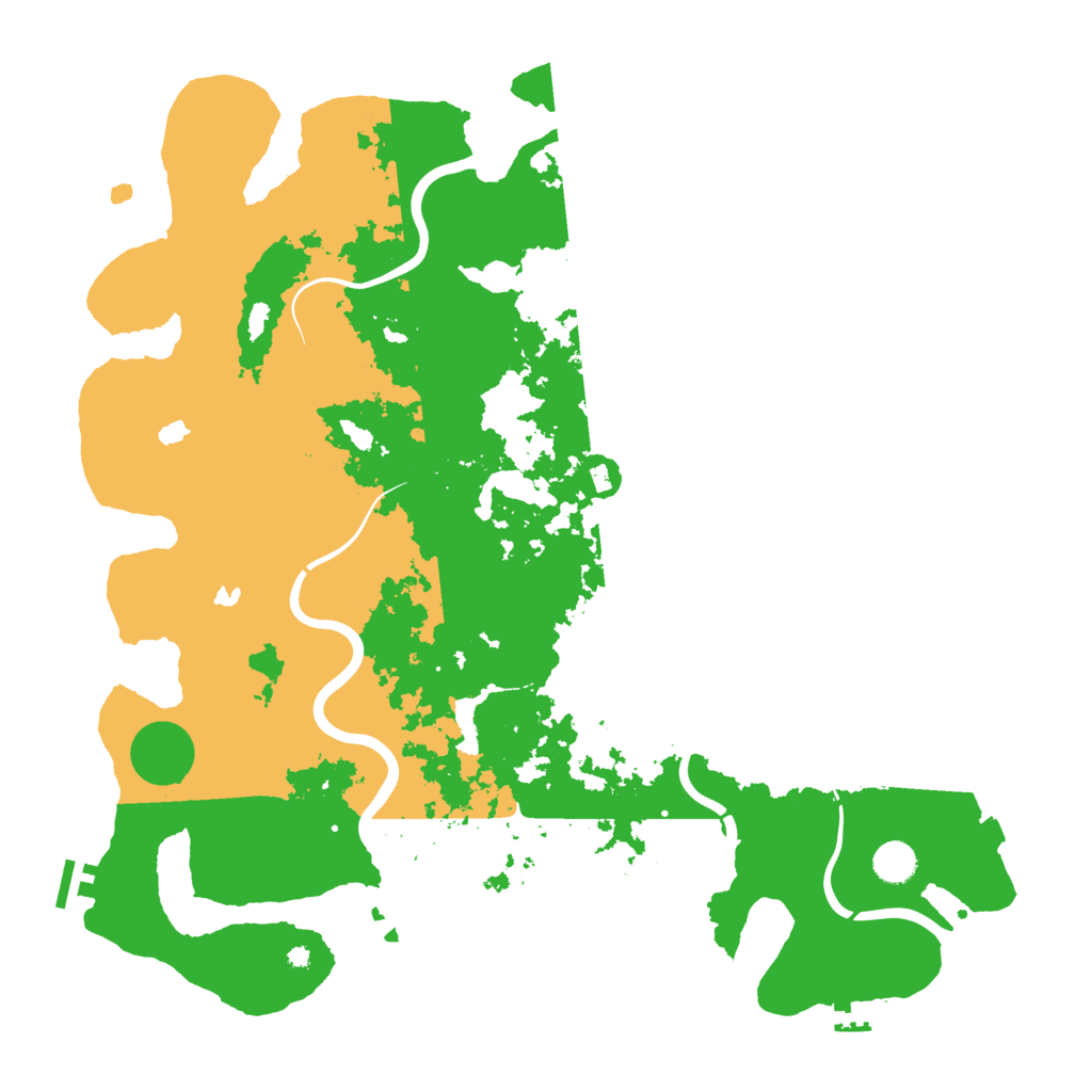 Biome Rust Map: Procedural Map, Size: 4500, Seed: 5751815