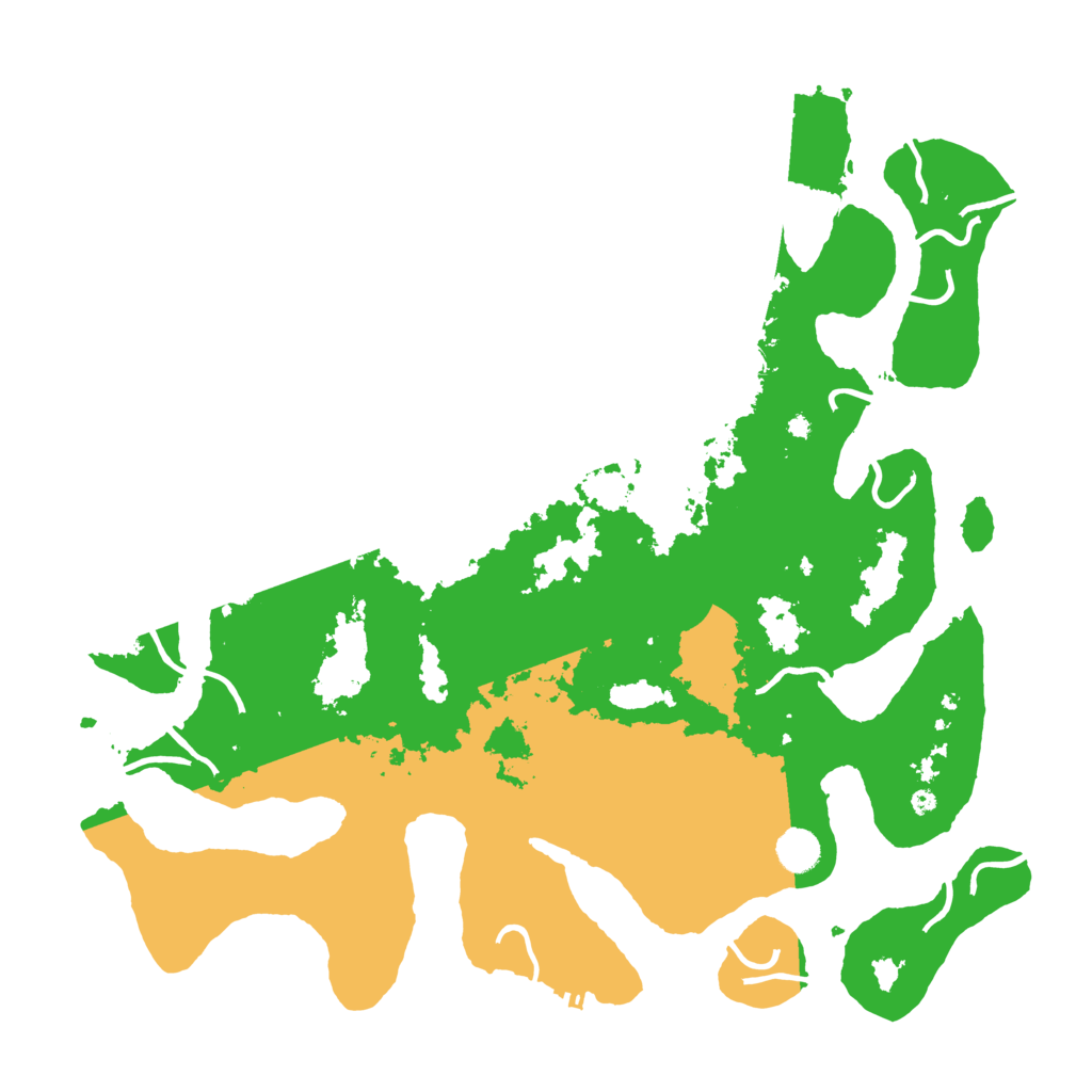 Biome Rust Map: Procedural Map, Size: 4500, Seed: 4998424