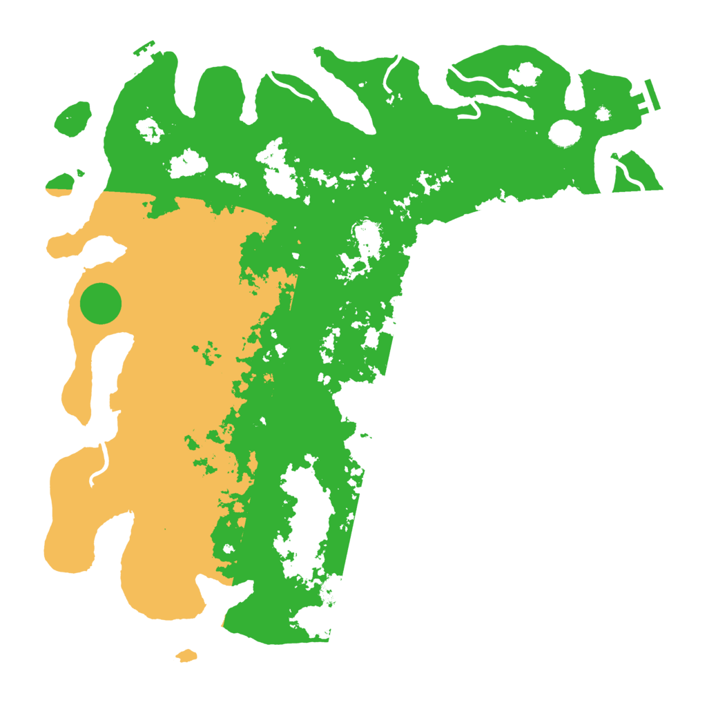 Biome Rust Map: Procedural Map, Size: 4500, Seed: 4628816
