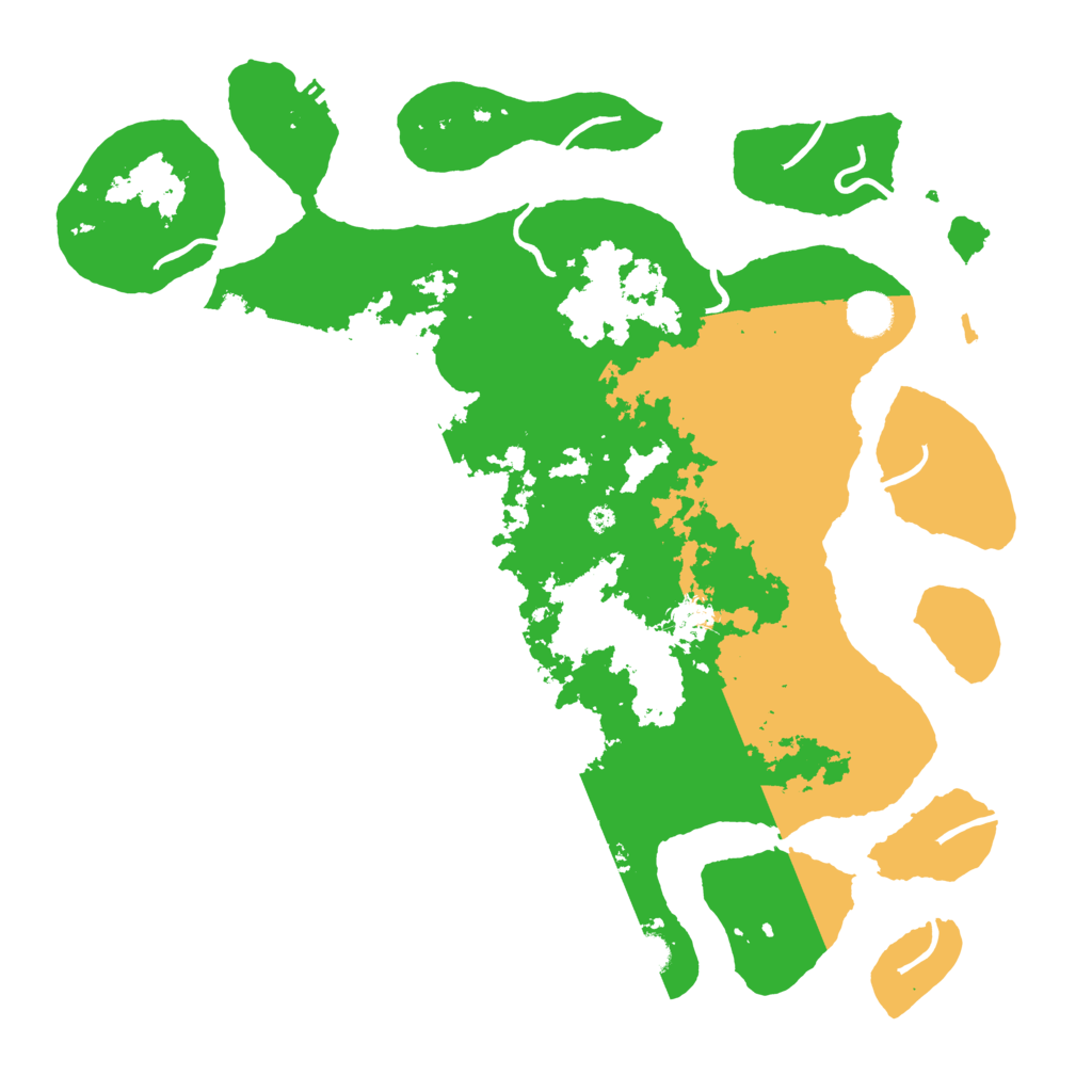 Biome Rust Map: Procedural Map, Size: 4200, Seed: 121315422