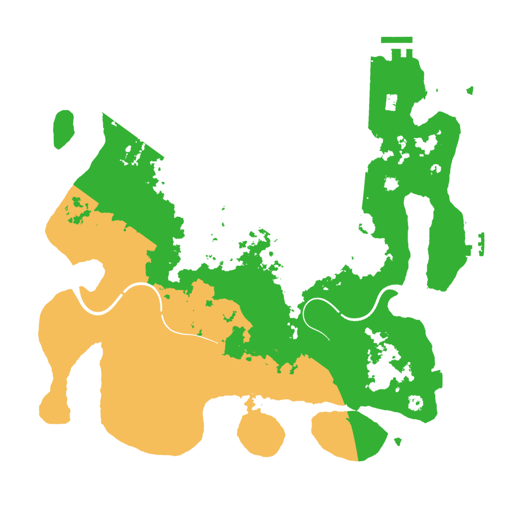 Biome Rust Map: Procedural Map, Size: 3250, Seed: 82