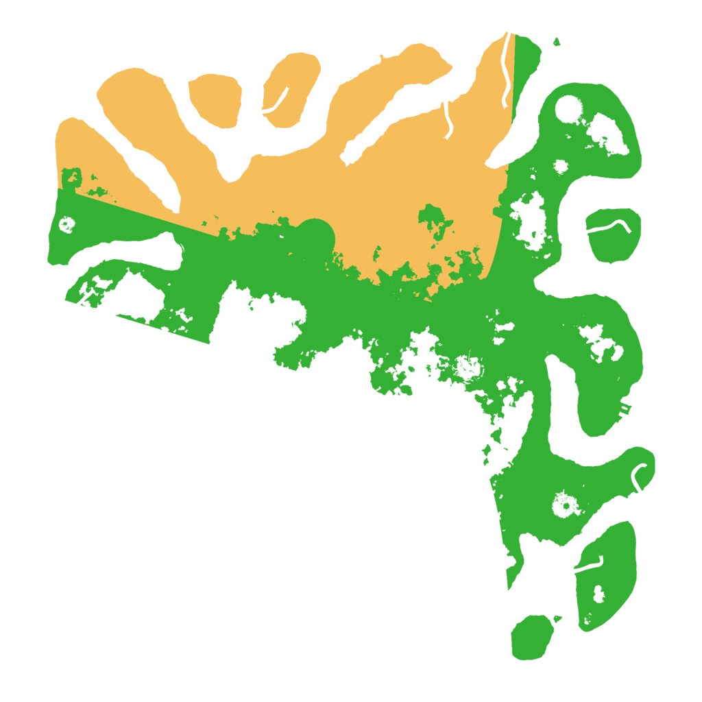 Biome Rust Map: Procedural Map, Size: 4500, Seed: 35154