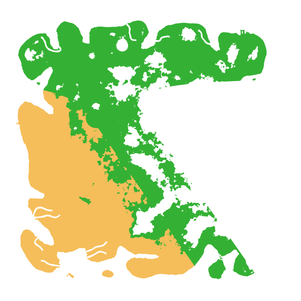 Biome Rust Map: Procedural Map, Size: 4500, Seed: 3013205