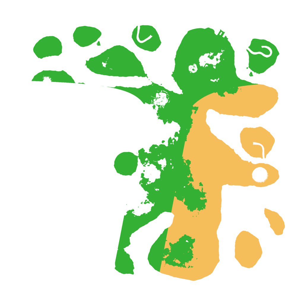 Biome Rust Map: Procedural Map, Size: 3500, Seed: 745239917