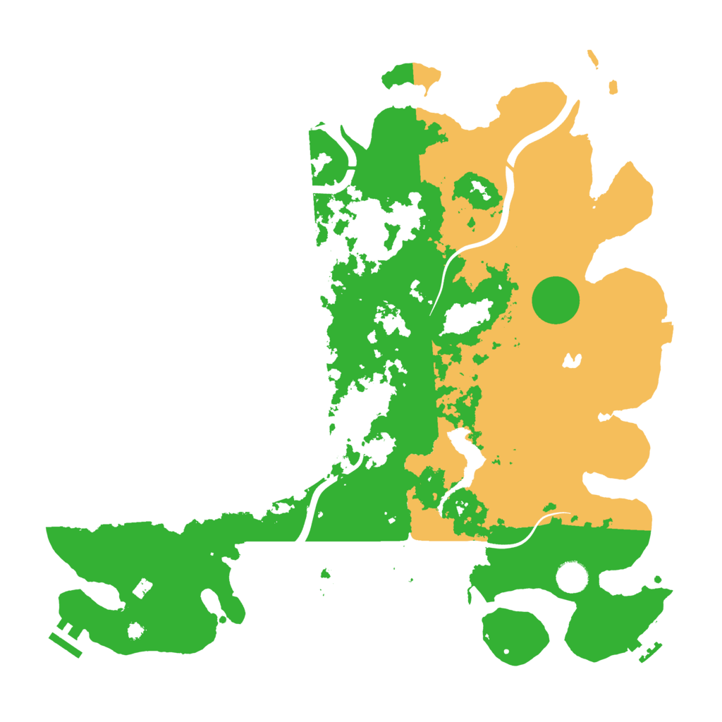 Biome Rust Map: Procedural Map, Size: 4000, Seed: 3616184