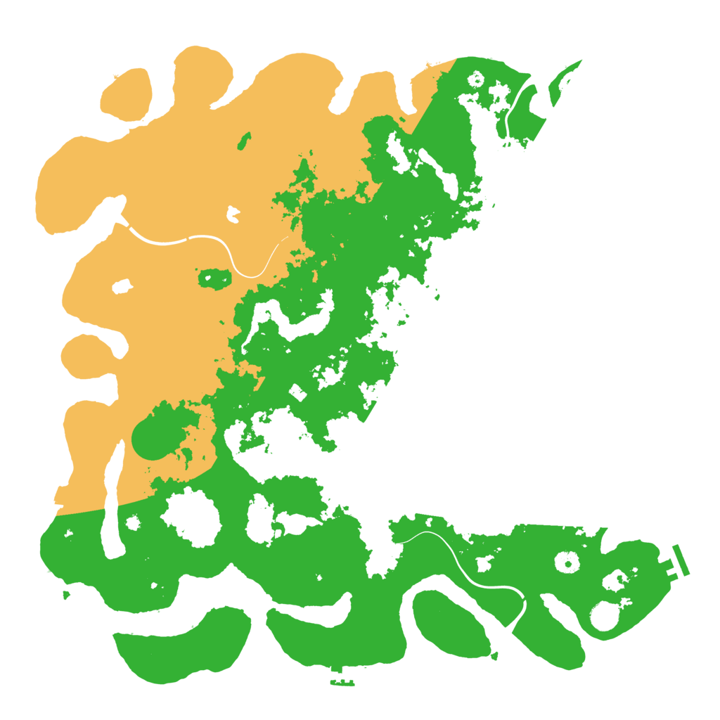 Biome Rust Map: Procedural Map, Size: 4500, Seed: 3900240