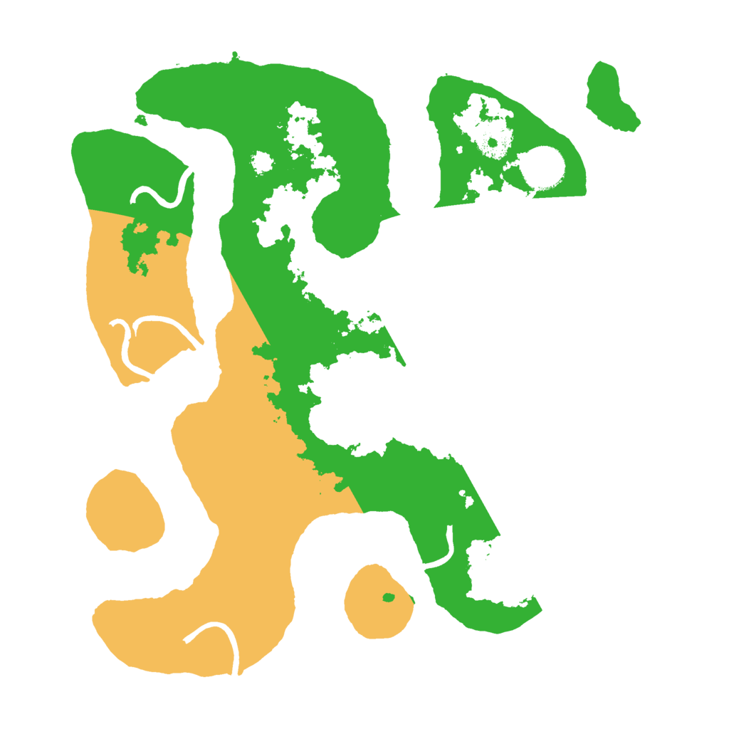 Biome Rust Map: Procedural Map, Size: 3000, Seed: 53254