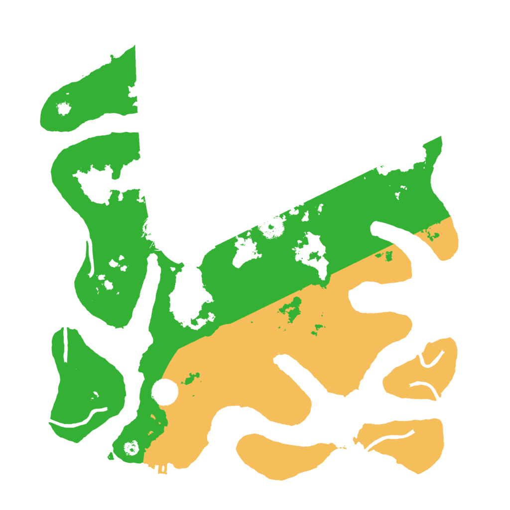 Biome Rust Map: Procedural Map, Size: 3500, Seed: 8529634