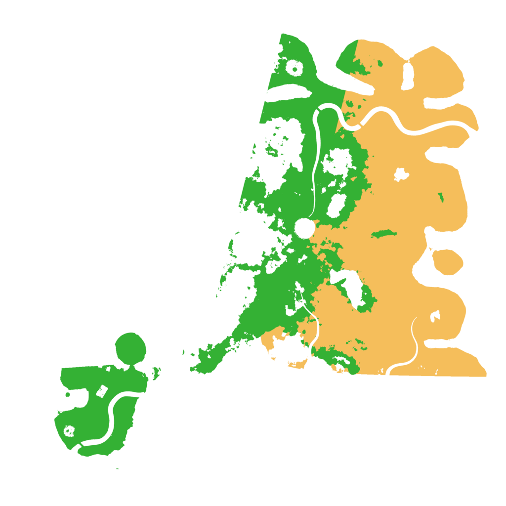 Biome Rust Map: Procedural Map, Size: 4500, Seed: 4323746