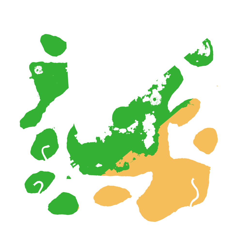 Biome Rust Map: Procedural Map, Size: 3000, Seed: 13374