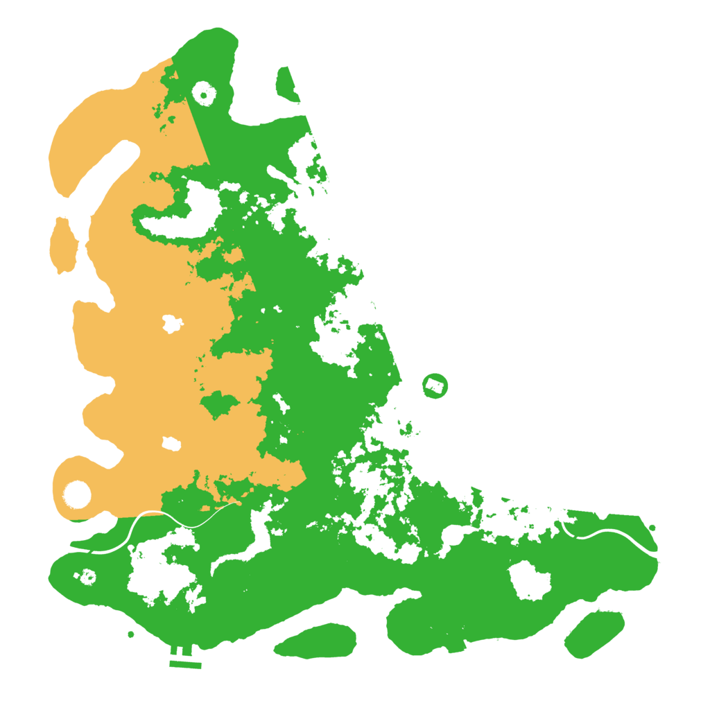 Biome Rust Map: Procedural Map, Size: 4500, Seed: 3066465