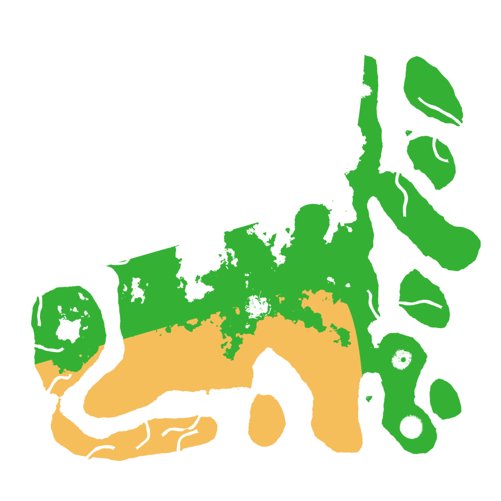 Biome Rust Map: Procedural Map, Size: 3900, Seed: 48