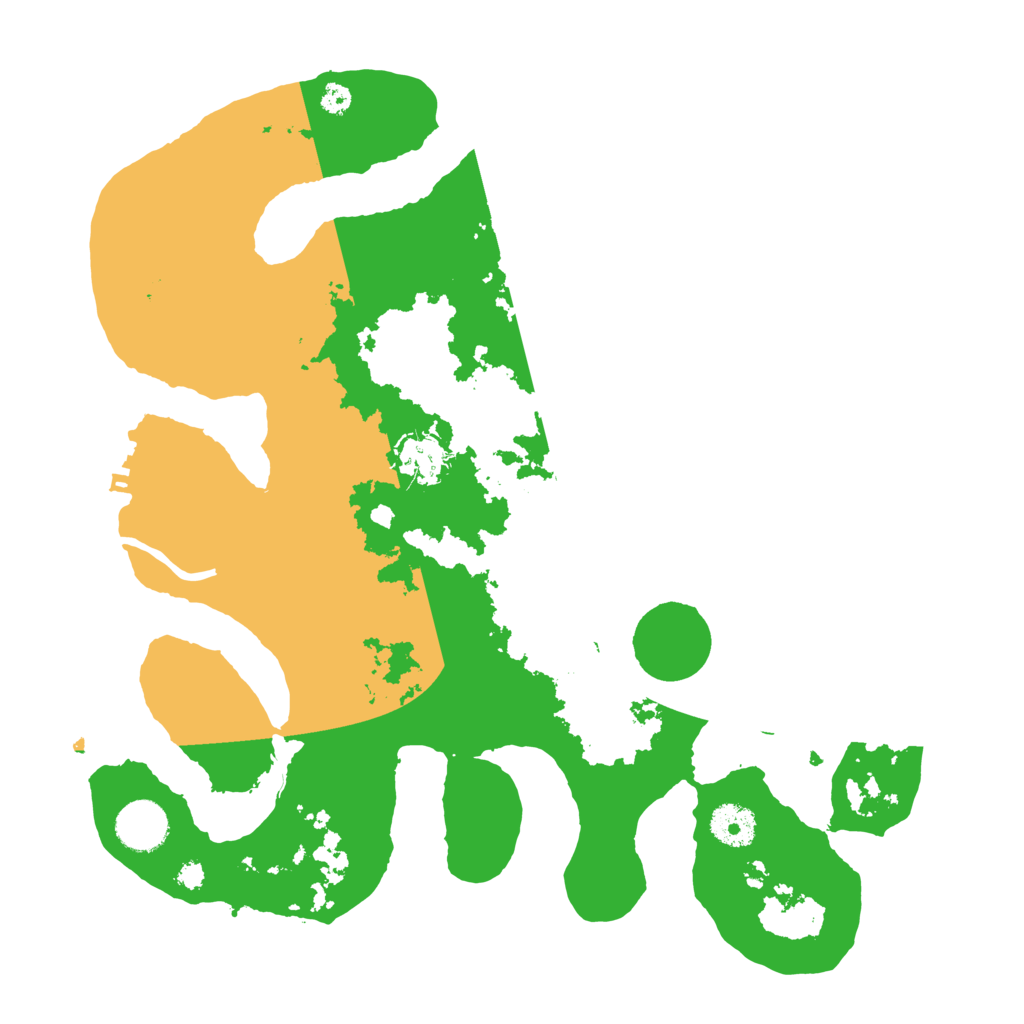 Biome Rust Map: Procedural Map, Size: 3500, Seed: 4120146