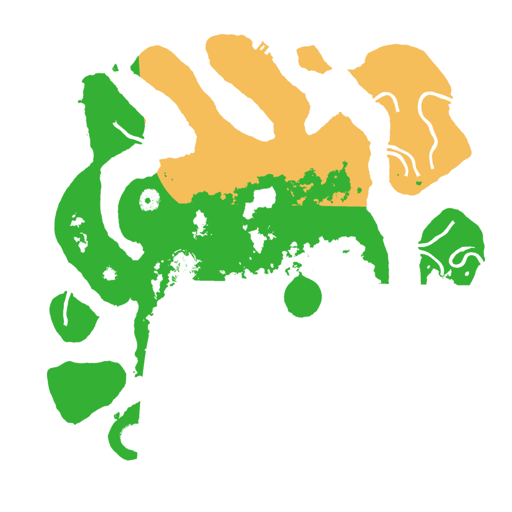 Biome Rust Map: Procedural Map, Size: 3600, Seed: 1231726306