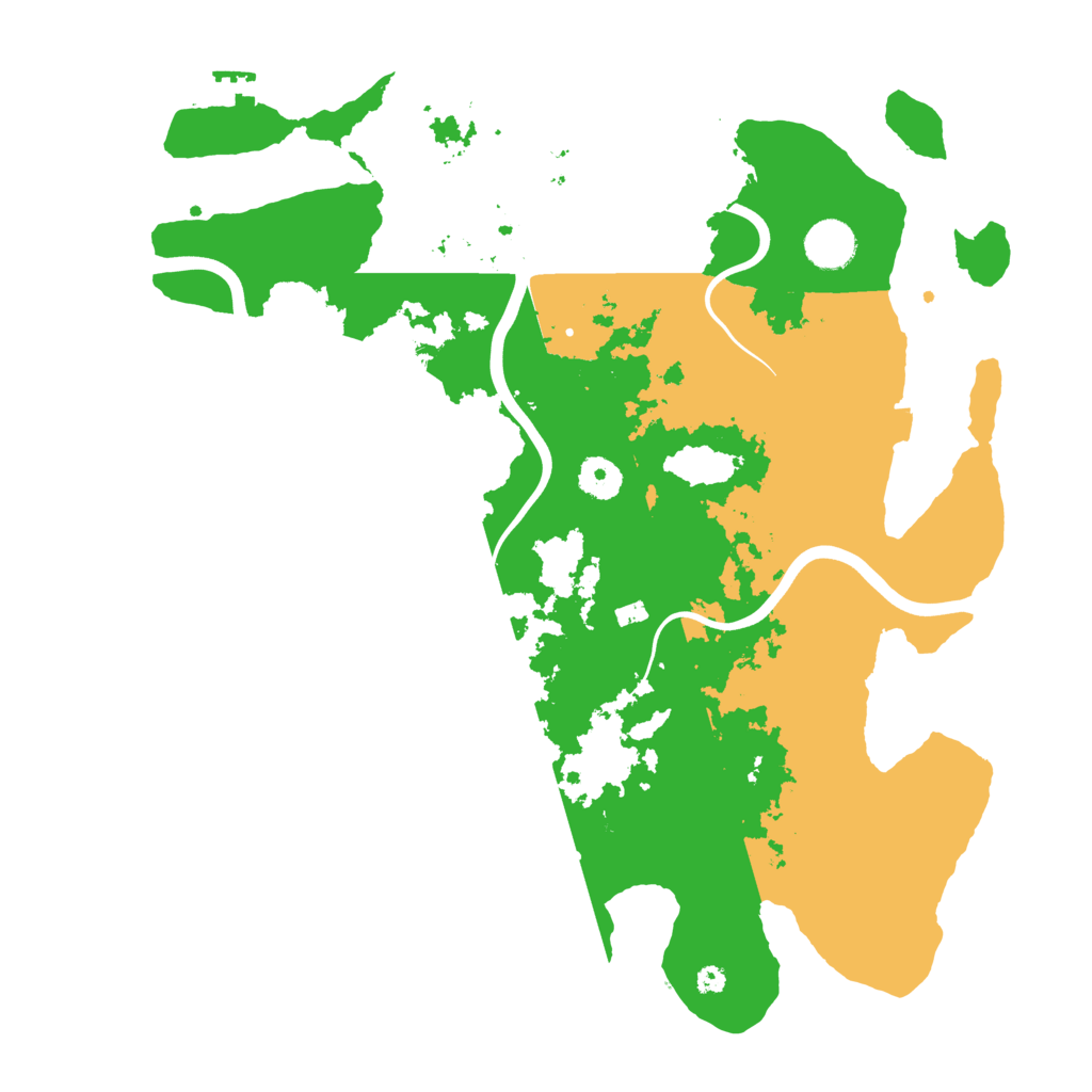 Biome Rust Map: Procedural Map, Size: 3850, Seed: 719380149
