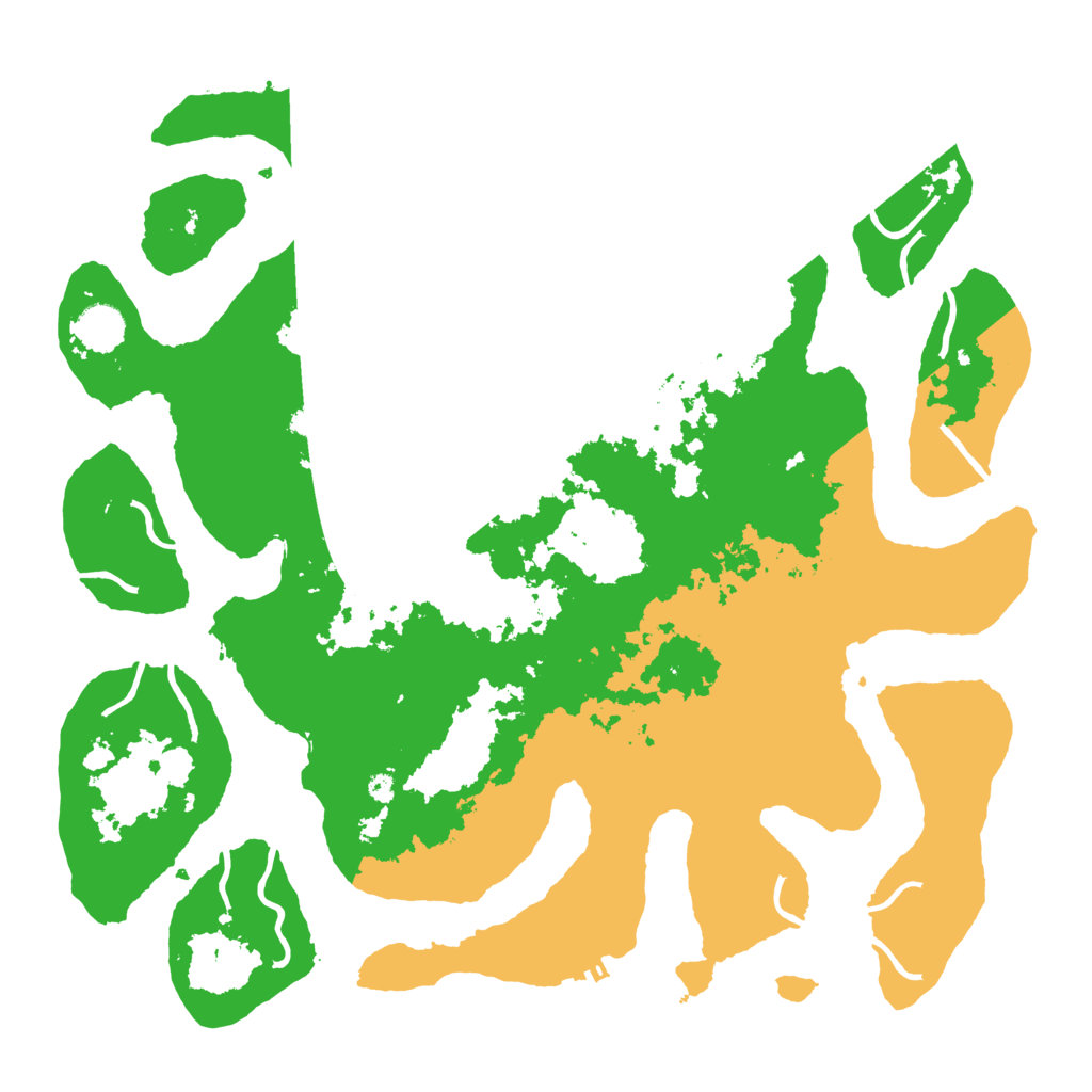 Biome Rust Map: Procedural Map, Size: 4250, Seed: 1539198286