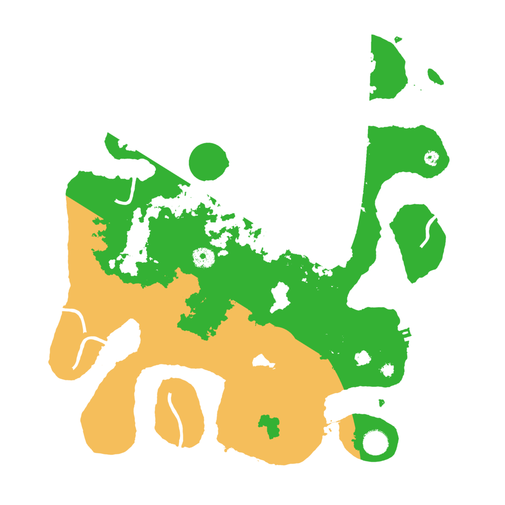 Biome Rust Map: Procedural Map, Size: 3550, Seed: 691615