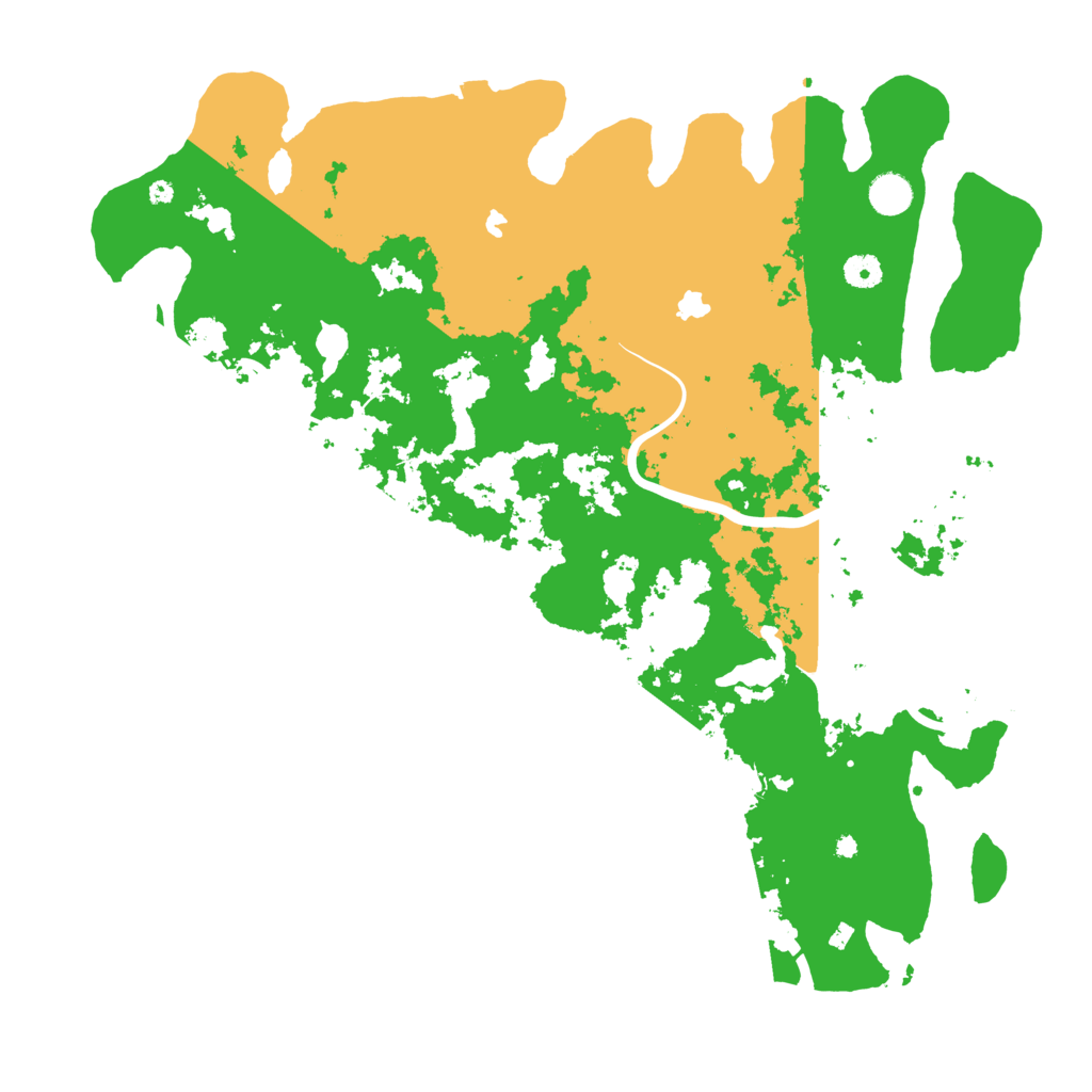 Biome Rust Map: Procedural Map, Size: 4500, Seed: 5835154