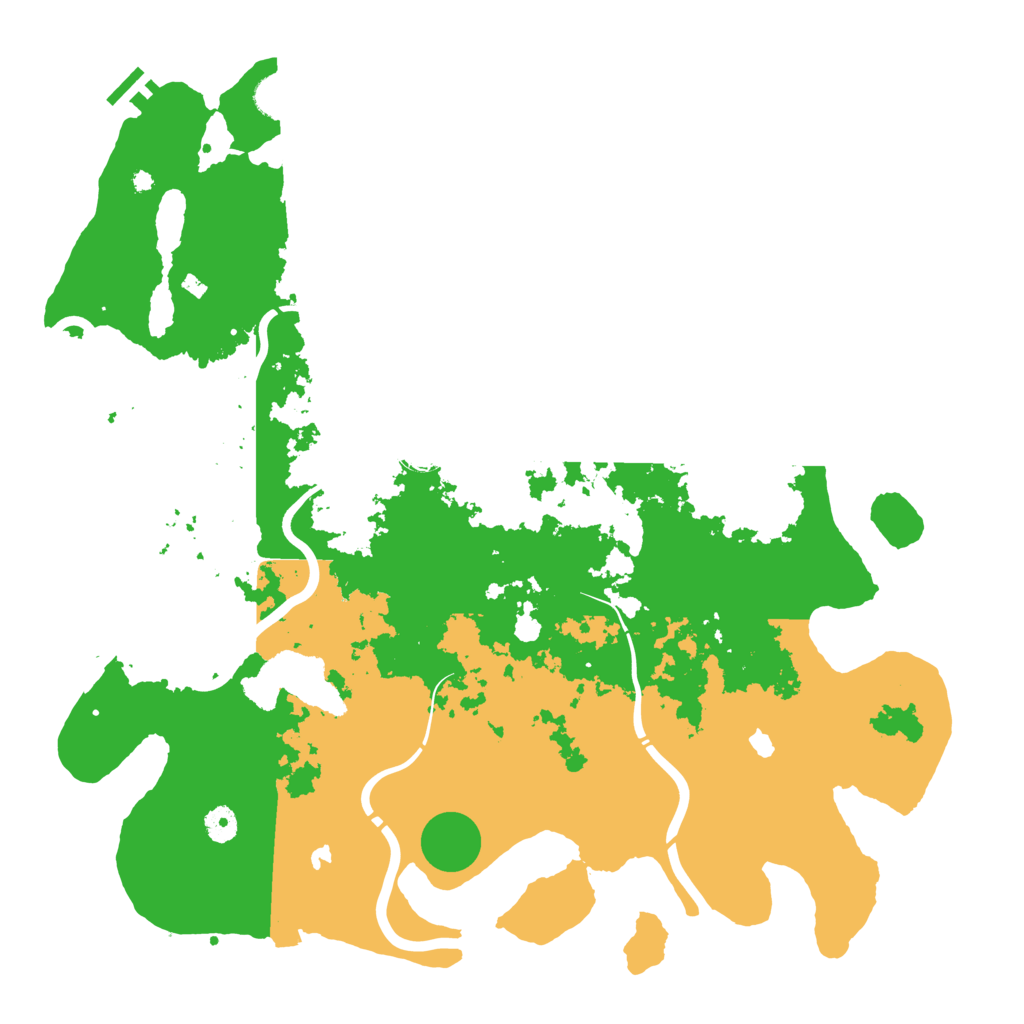 Biome Rust Map: Procedural Map, Size: 4500, Seed: 5484450