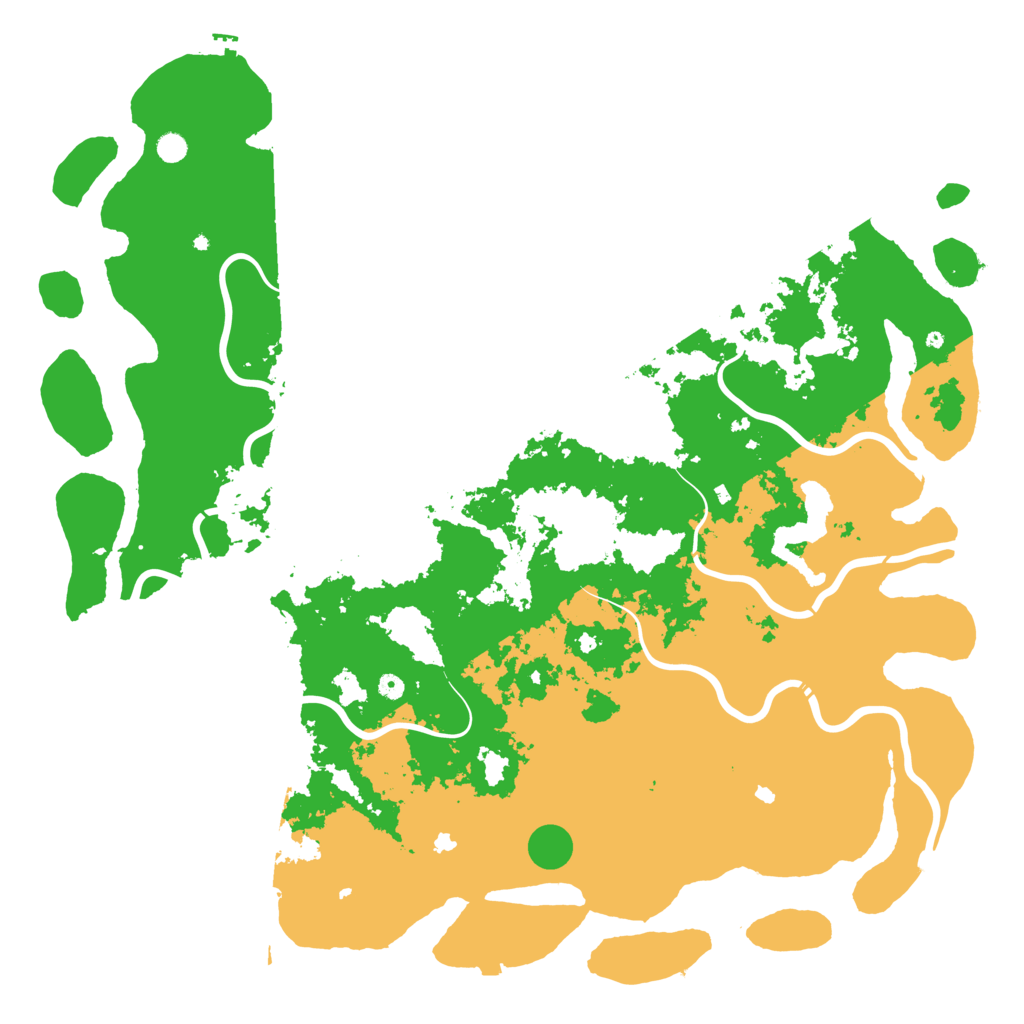 Biome Rust Map: Procedural Map, Size: 6000, Seed: 67382
